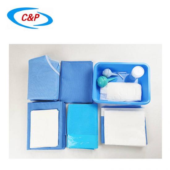 Custom Medical Disposable Baby Birth Delivery Surgical Drape Kits